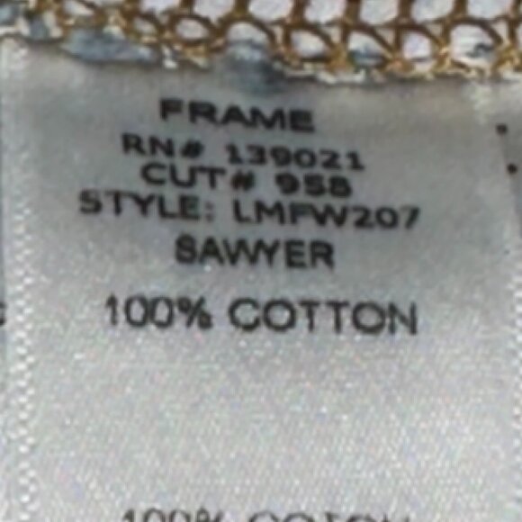 FRAME Denim Le Mini Frayed Waist Skirt‎ - Sawyer Style# LMFW207 Size 28 - Picture 5 of 9